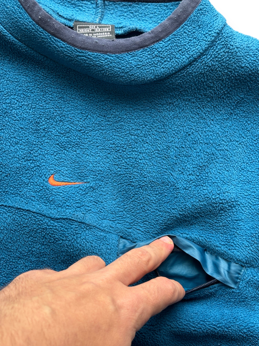 Early 2000's Nike Center Swoosh Fleece (S)