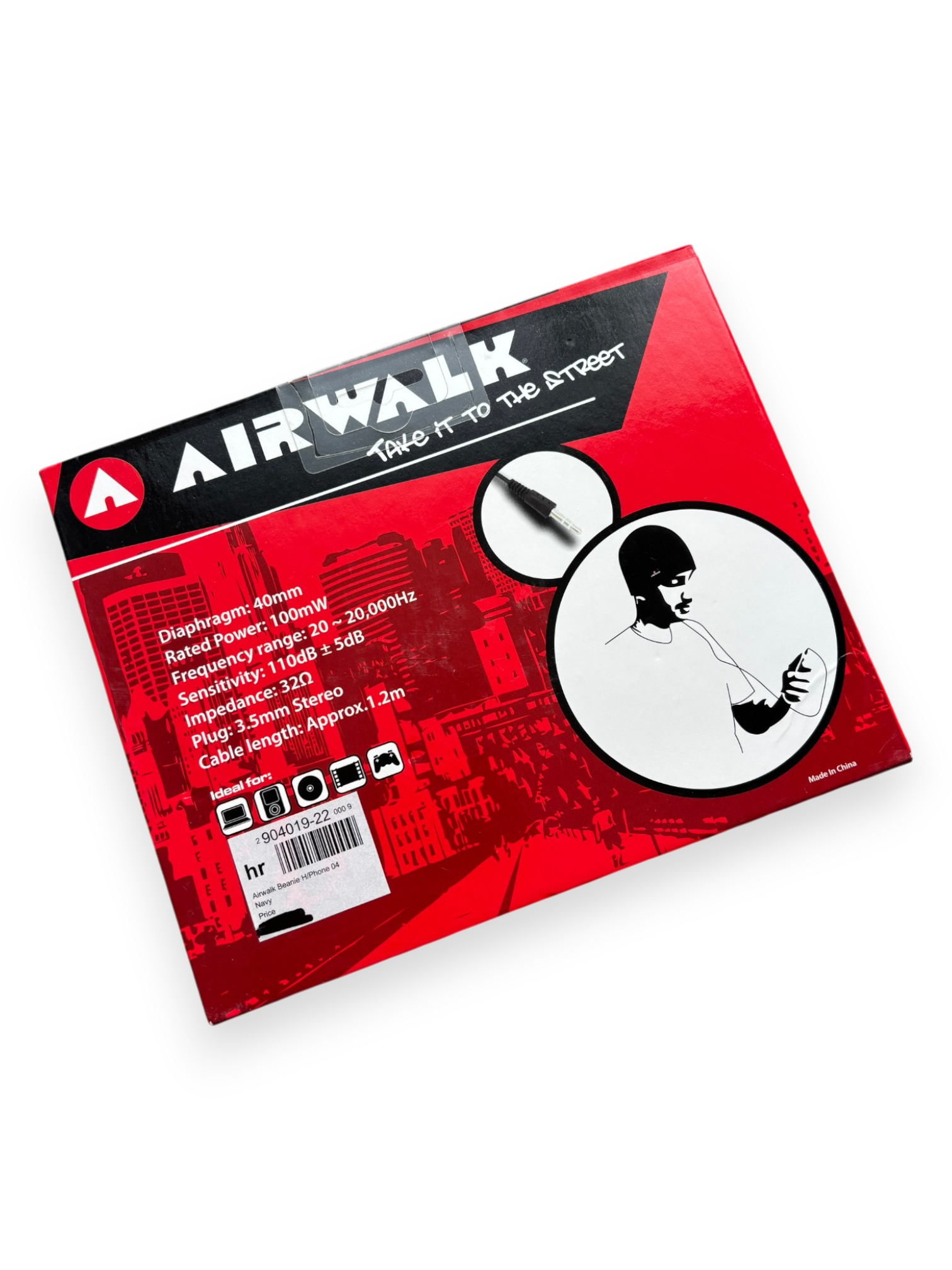 2010 Airwalk Beanie w/ Integrated Headphones