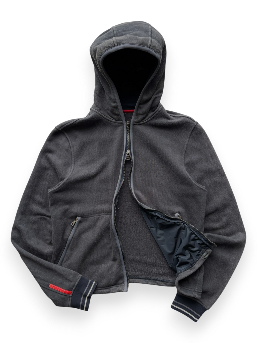 Early 2000's Prada Sport Black Hoodie (S)