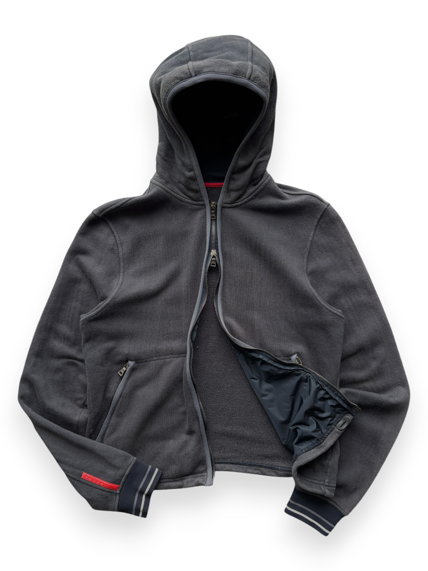 Early 2000's Prada Sport Black Hoodie (S)