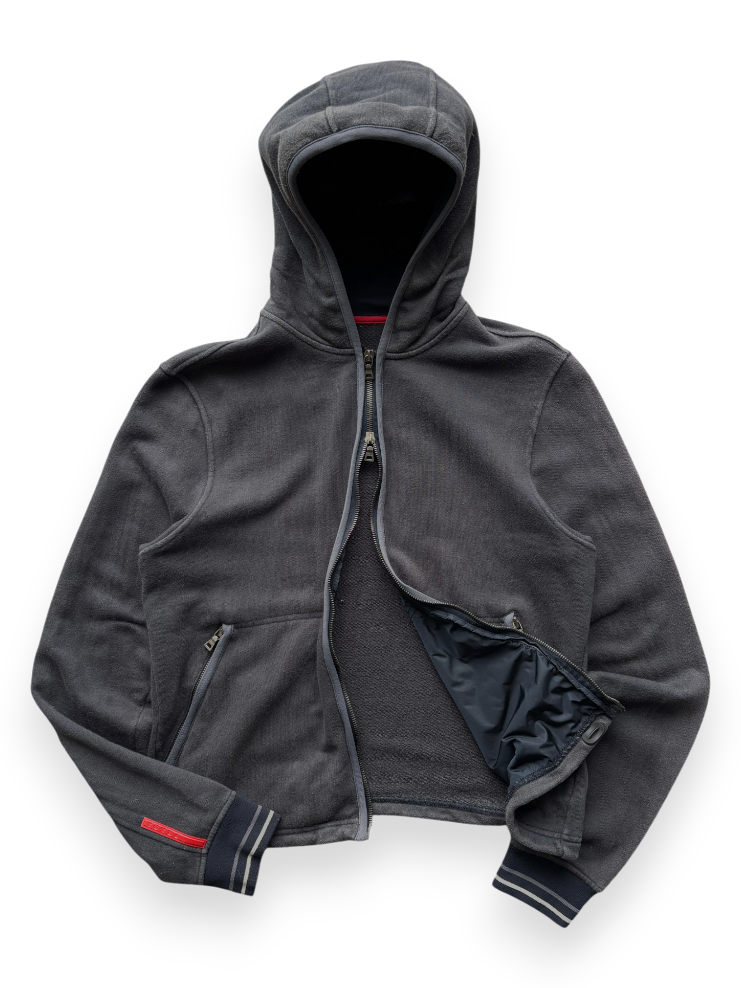 Early 2000's Prada Sport Black Hoodie (S)