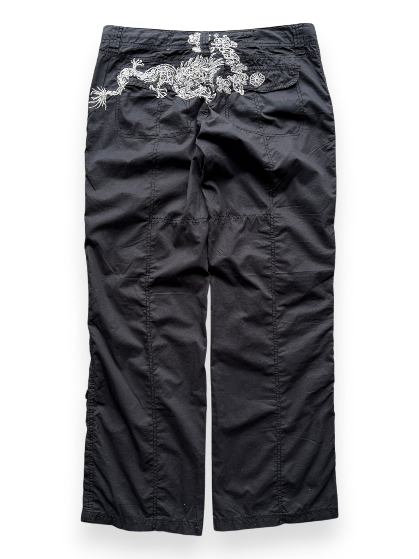 2010 GAP Embroidered Dragon Cargo Pants (M)