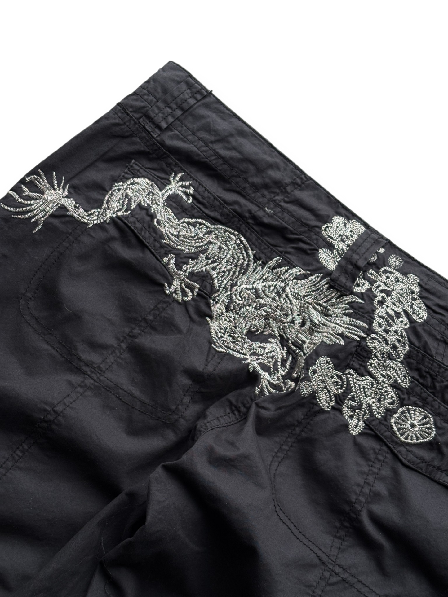 2010 GAP Embroidered Dragon Cargo Pants (M)