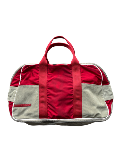 Early 2000's Prada Sport Red Bowling Shoulder Bag