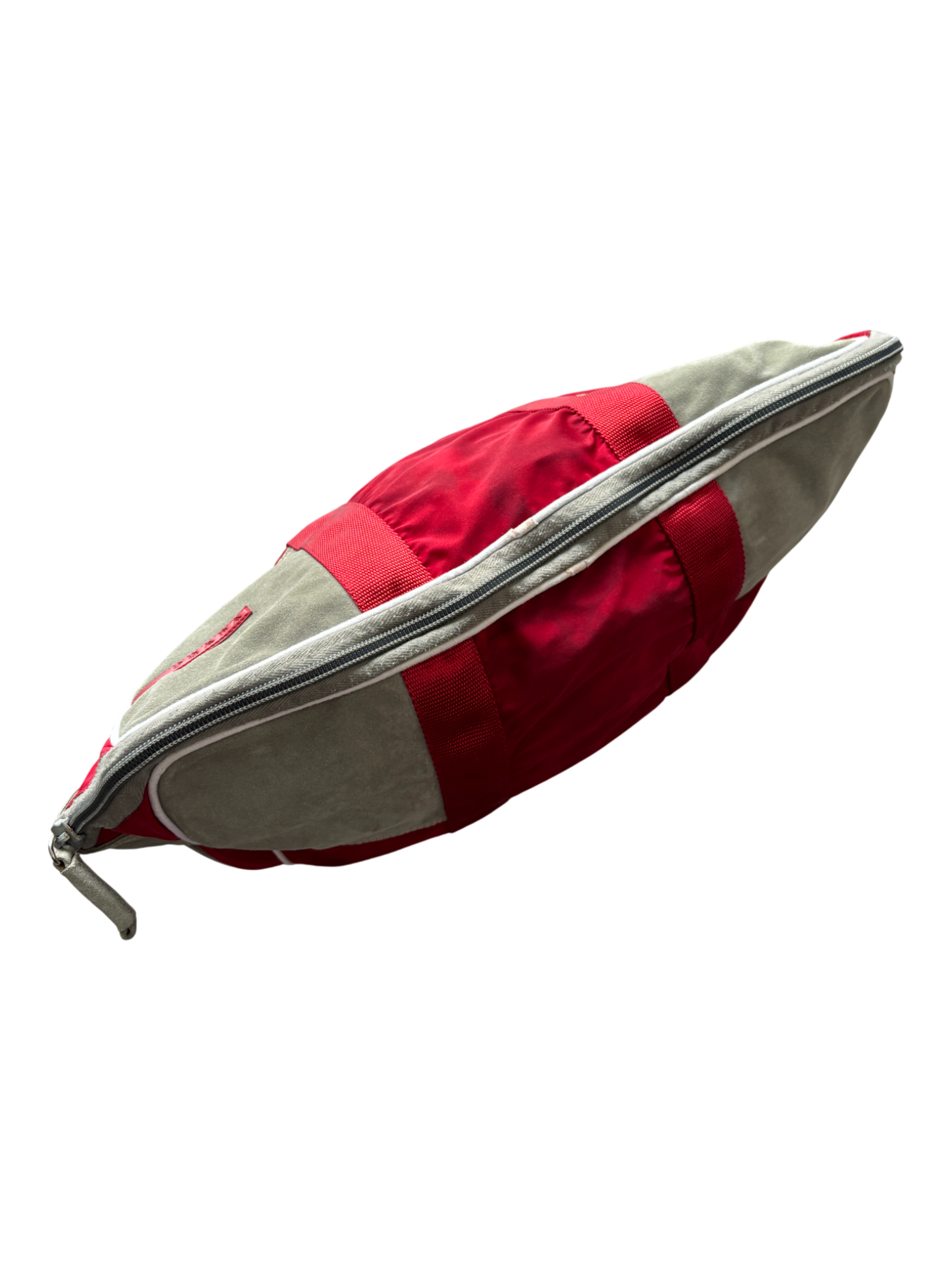 Early 2000's Prada Sport Red Bowling Shoulder Bag