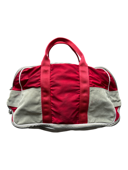 Early 2000's Prada Sport Red Bowling Shoulder Bag
