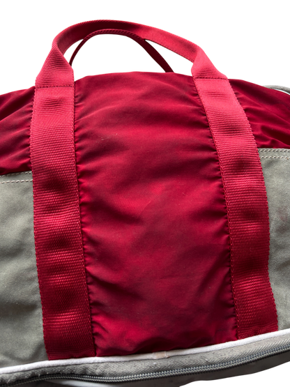 Early 2000's Prada Sport Red Bowling Shoulder Bag