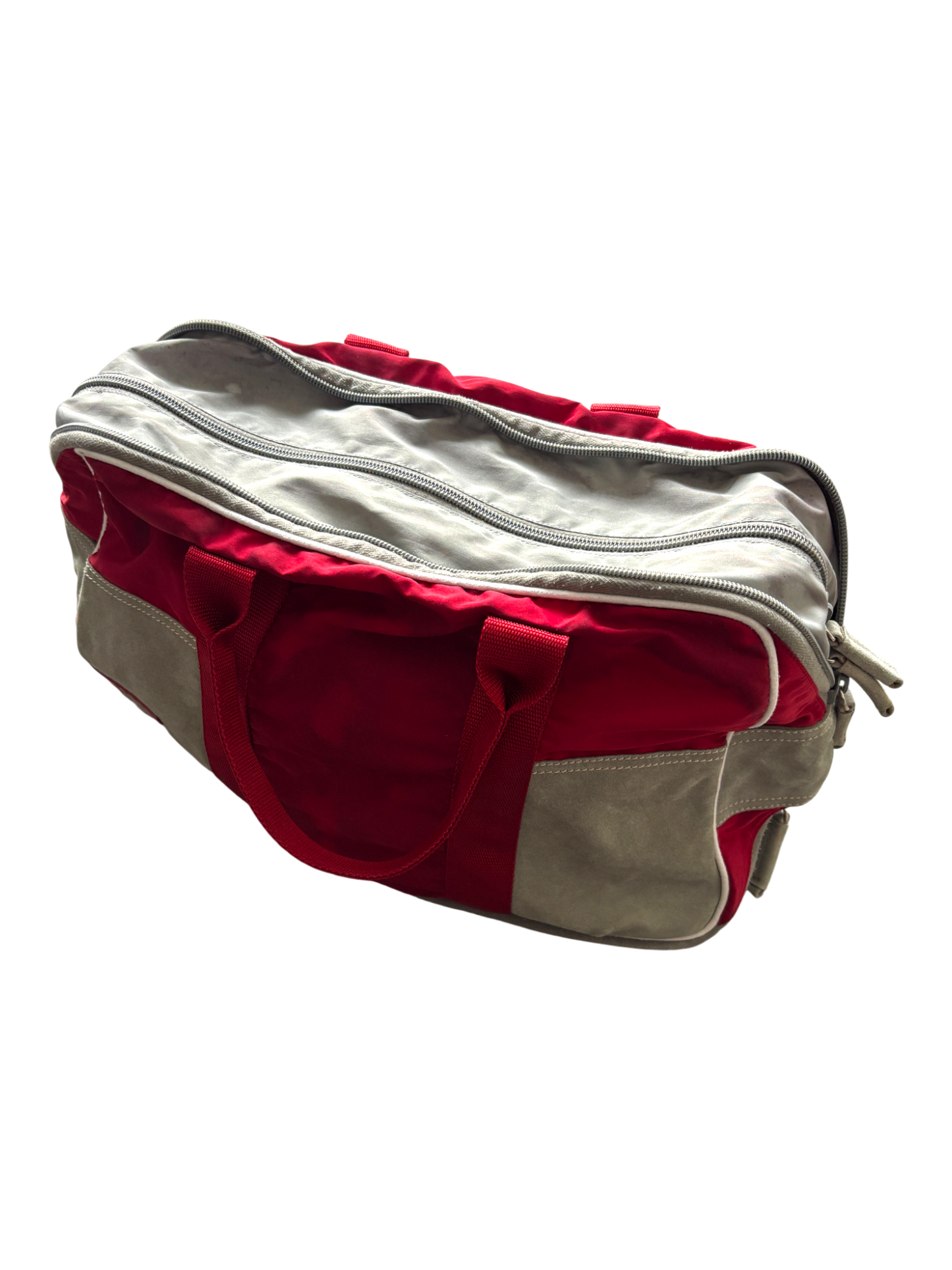 Early 2000's Prada Sport Red Bowling Shoulder Bag