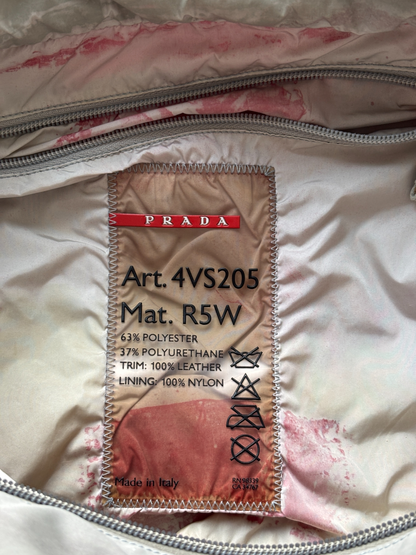 Early 2000's Prada Sport Red Bowling Shoulder Bag