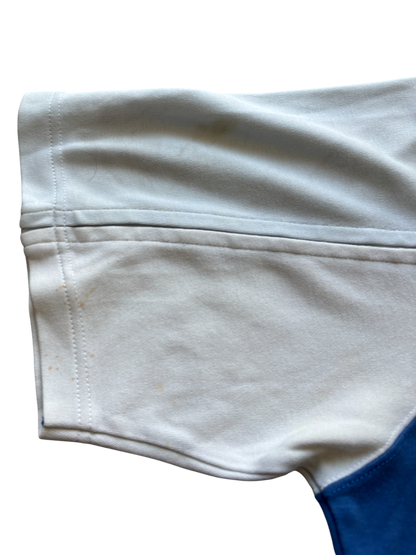 00's Oakley White / Blue Spell Out Polo