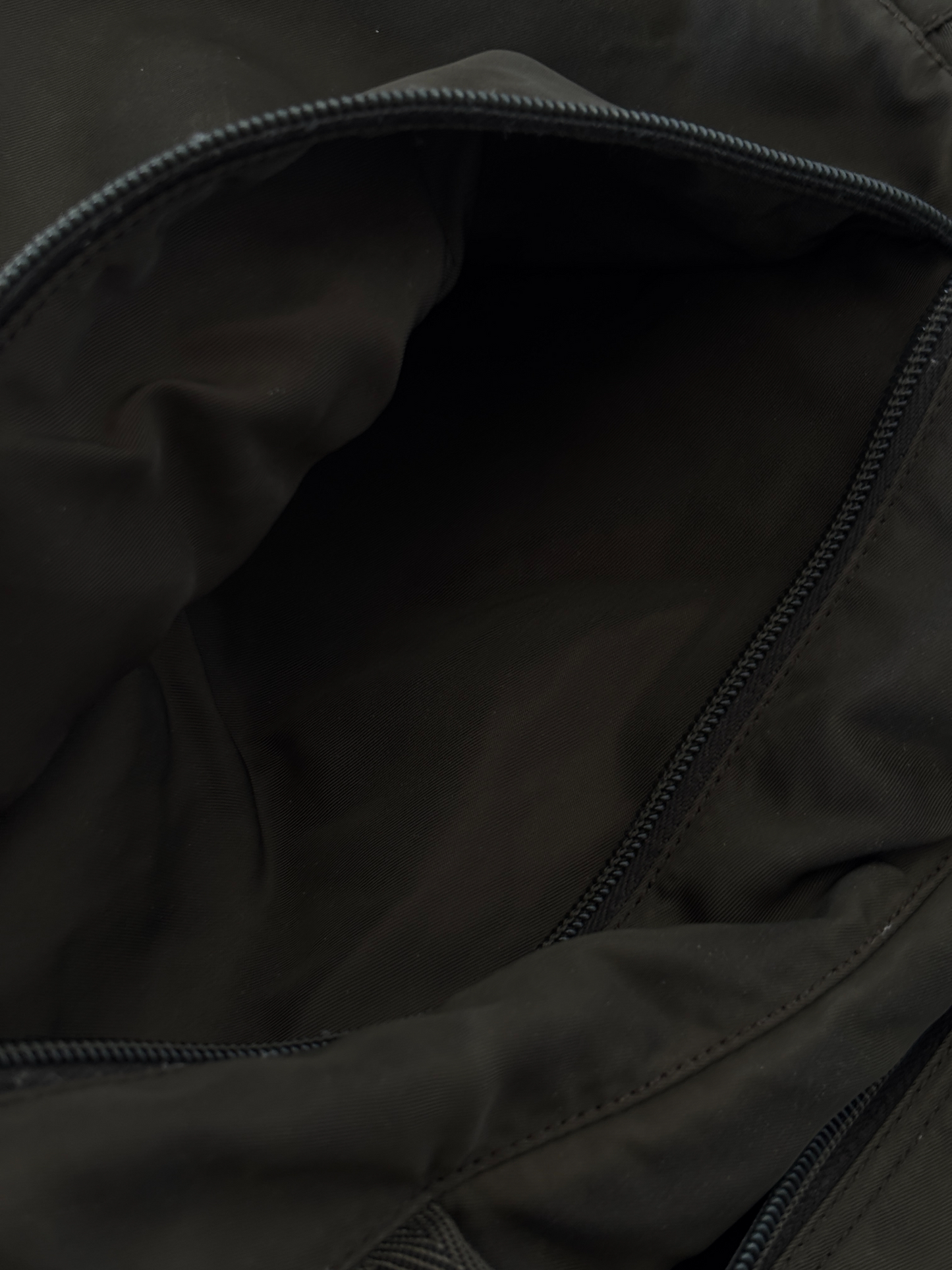 Prada Mainline Nylon Forest Green Shoulder Bag