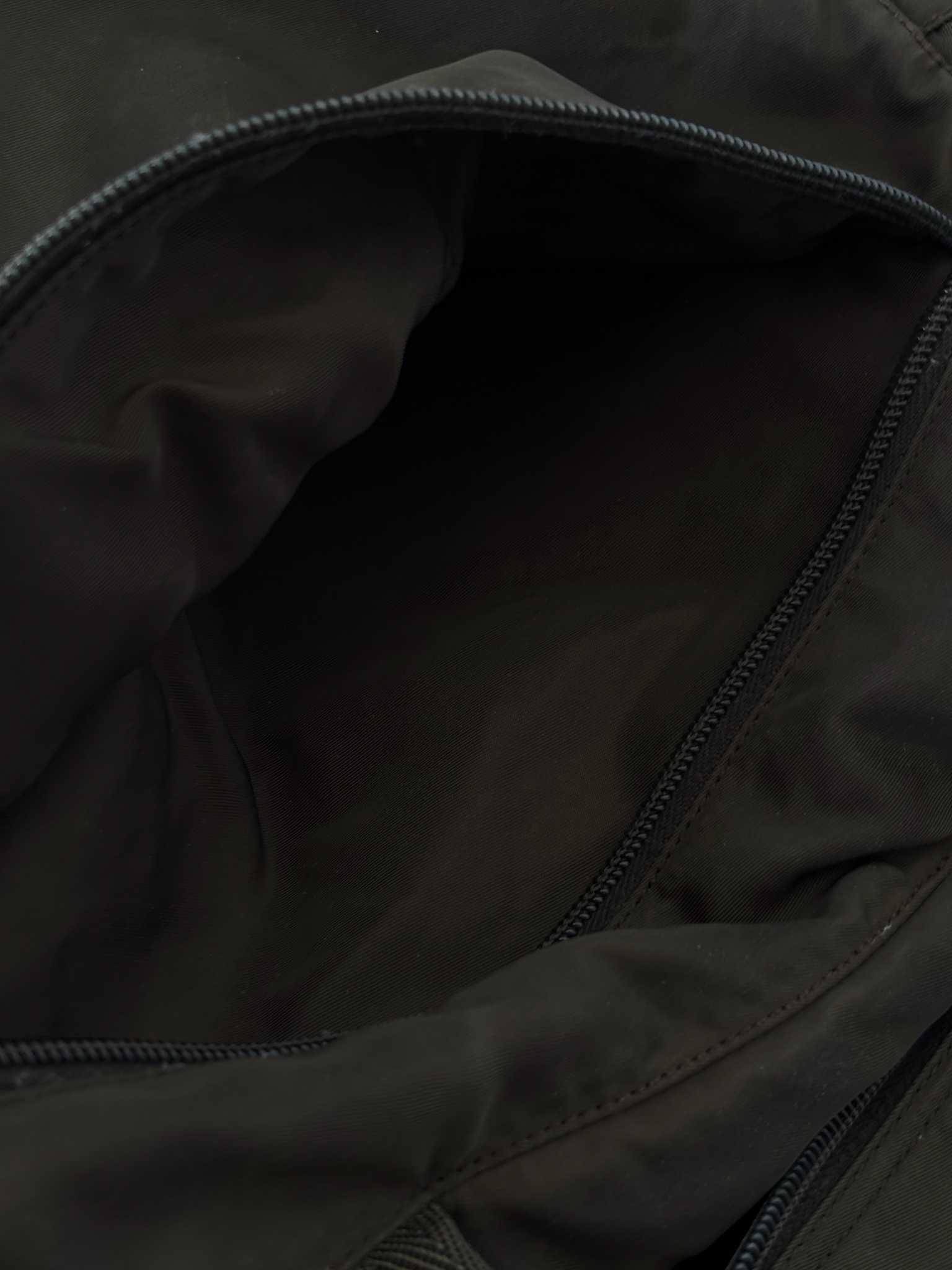 Prada Mainline Nylon Forest Green Shoulder Bag