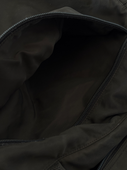 Prada Mainline Nylon Forest Green Shoulder Bag