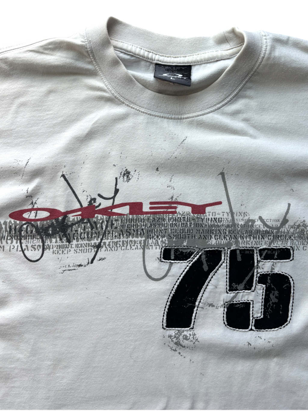 00'S OAKLEY LONG SLEEVE SPELL OUT TEE