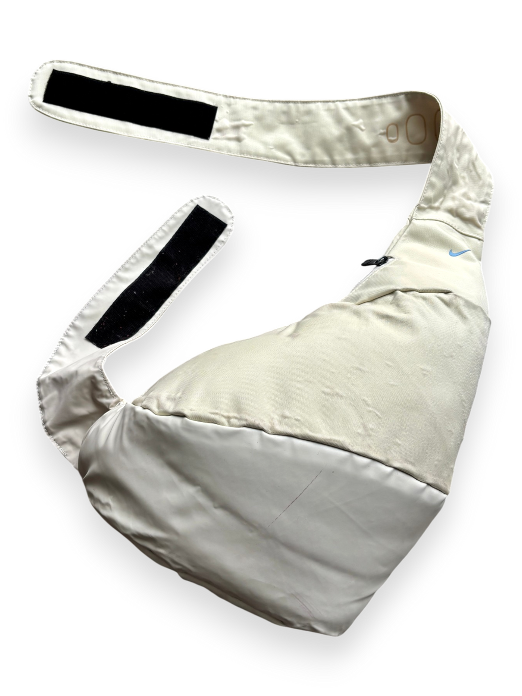 Early 2000's Nike Mini Swoosh Cream Slingbag