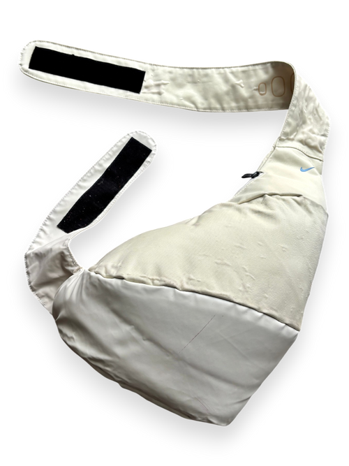 Early 2000's Nike Mini Swoosh Cream Slingbag