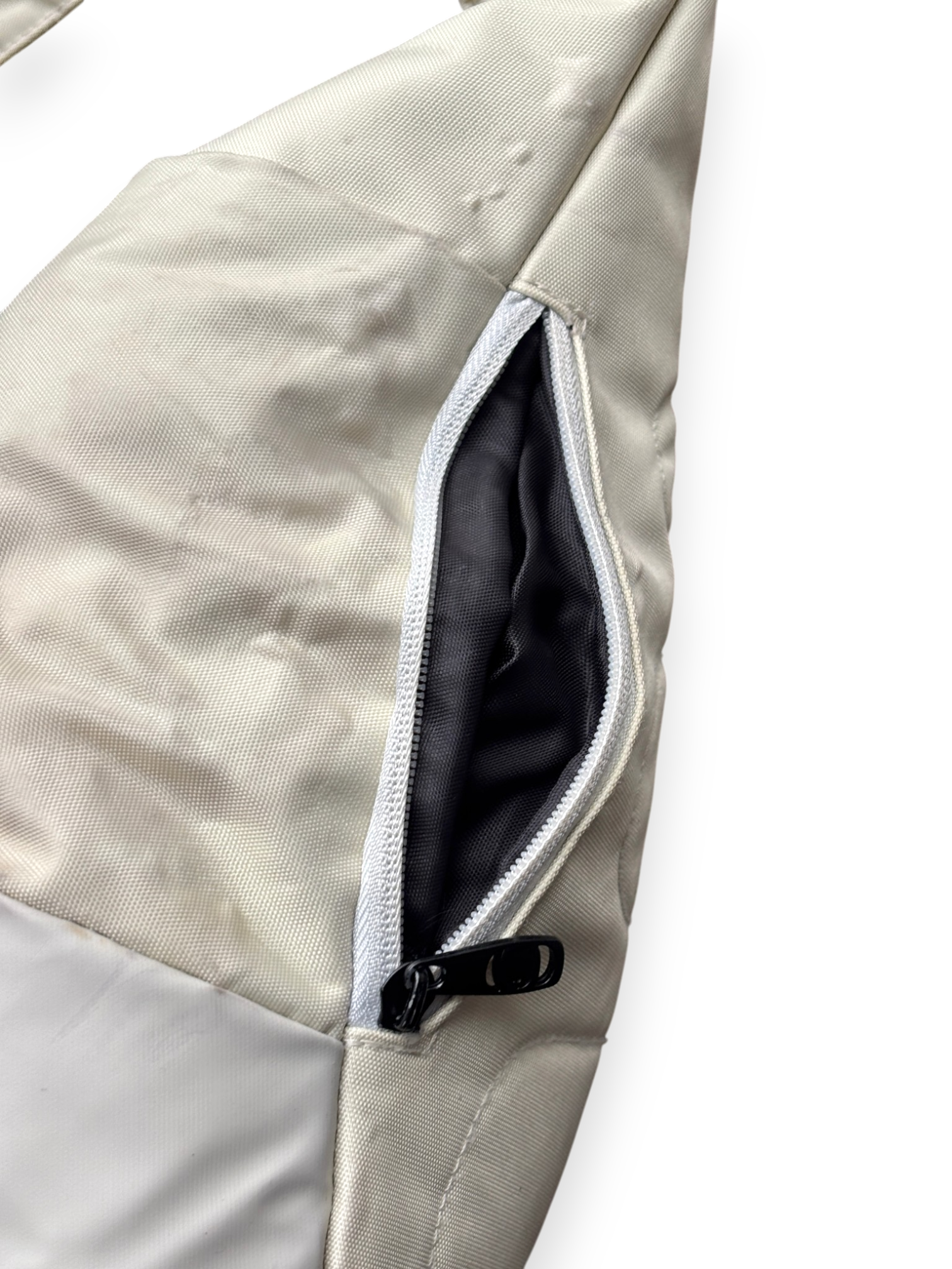 Early 2000's Nike Mini Swoosh Cream Slingbag