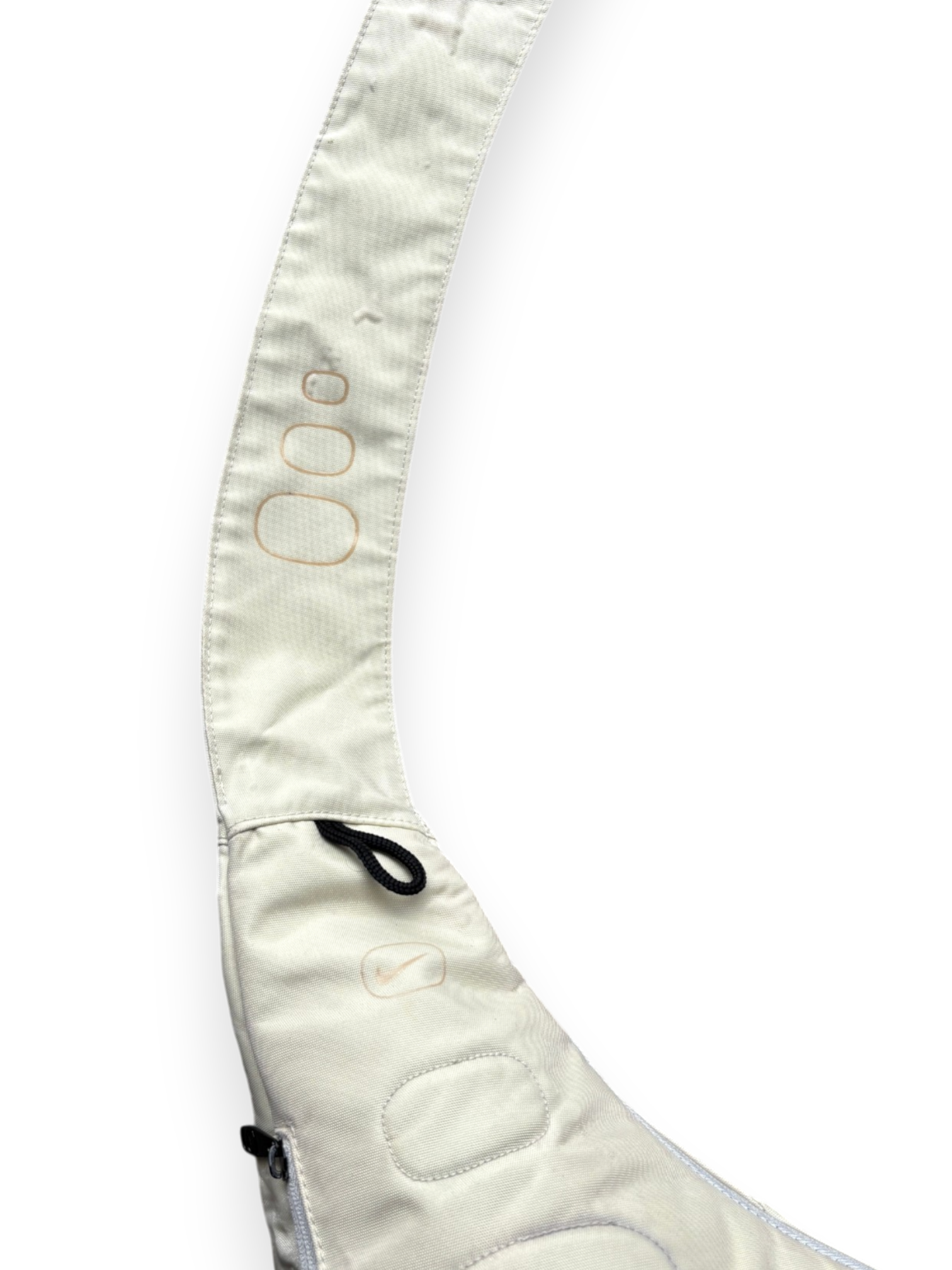 Early 2000's Nike Mini Swoosh Cream Slingbag