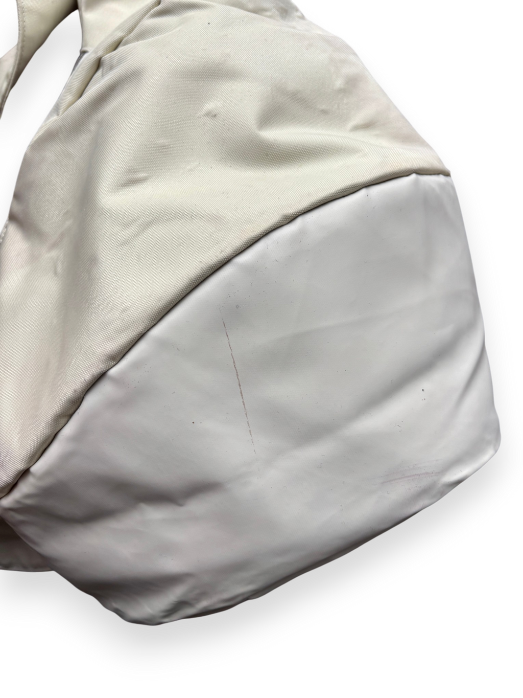 Early 2000's Nike Mini Swoosh Cream Slingbag