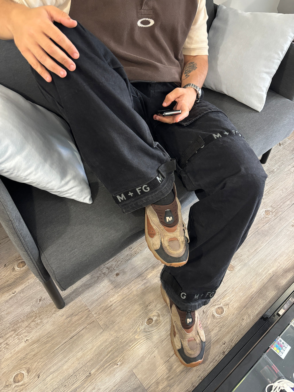 VINTAGE MARITHE FRANCOIS GIRBAUD SHUTTLE TAPE JEANS