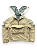 Firetrap convertible split hood jacket in beige