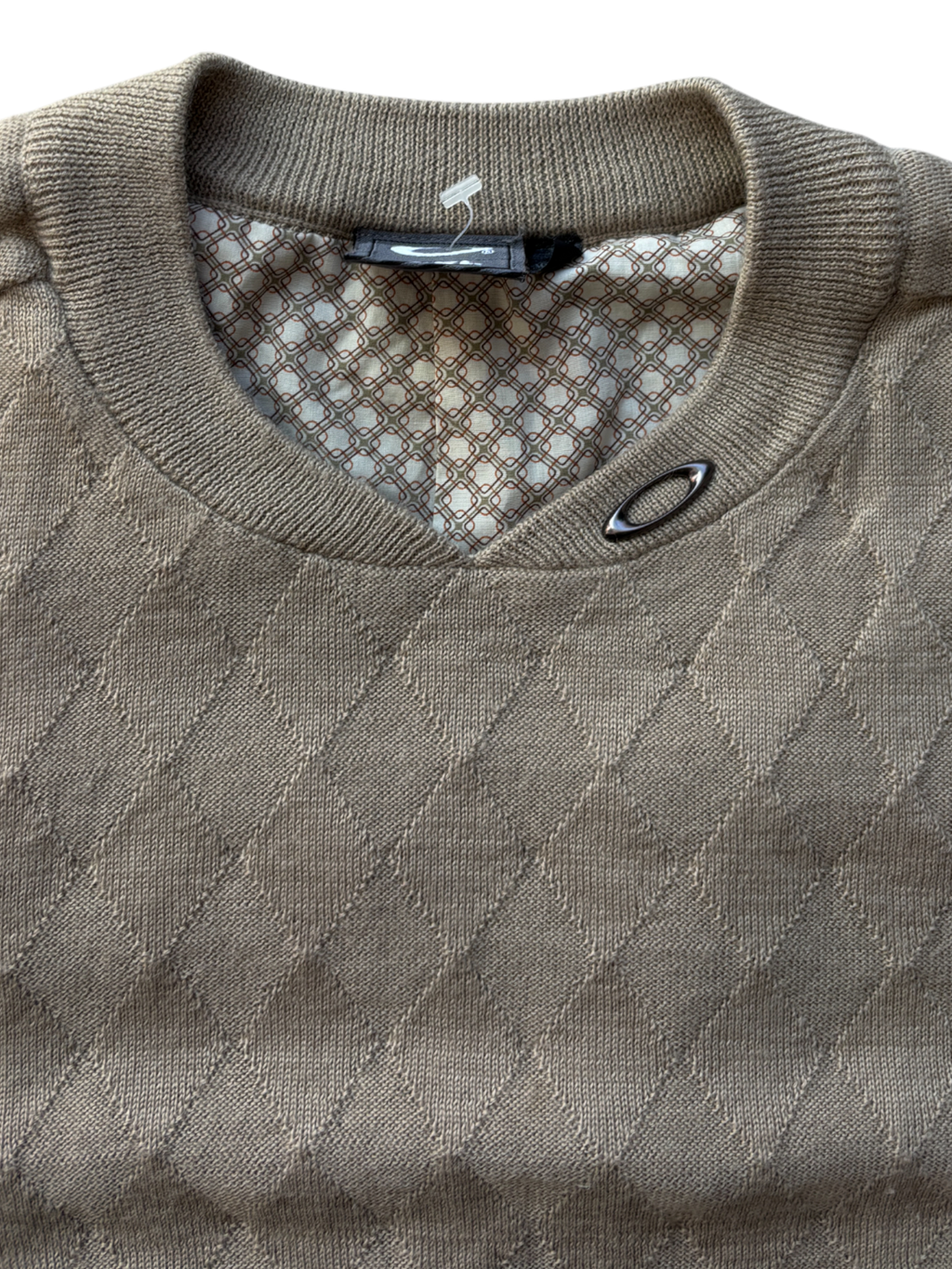 00's Oakley Knit Beige Vest (XXL)
