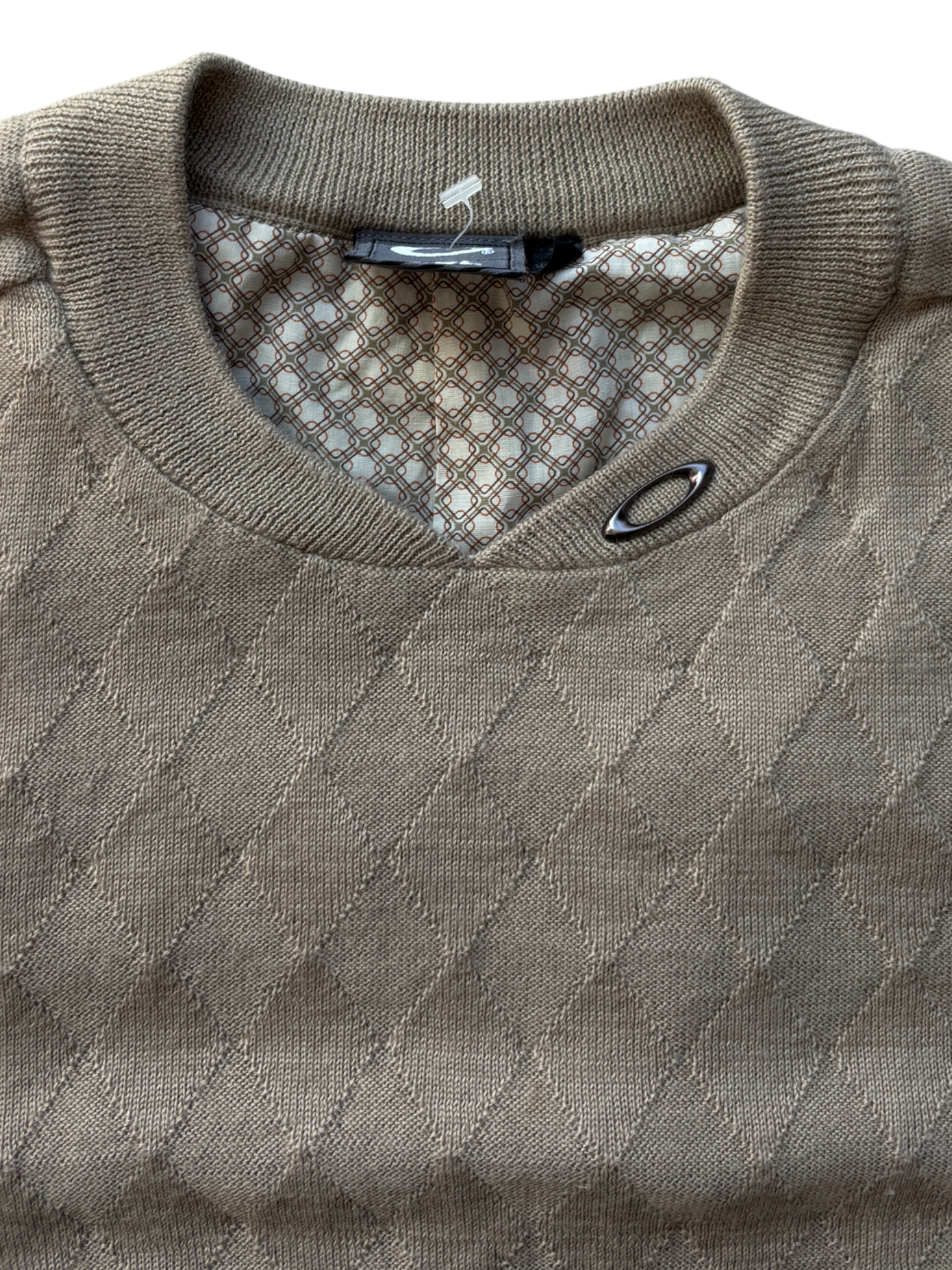 00's Oakley Knit Beige Vest (XXL)