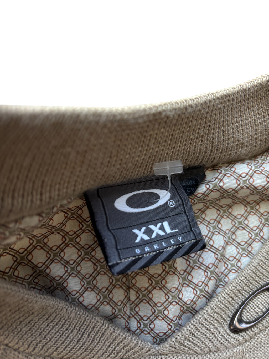 00's Oakley Knit Beige Vest (XXL)