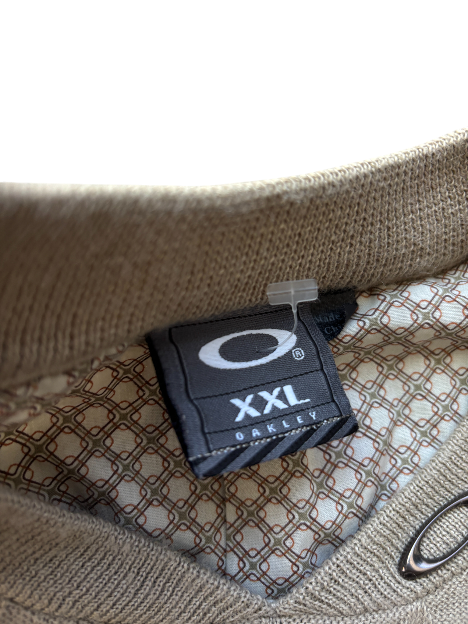 00's Oakley Knit Beige Vest (XXL)