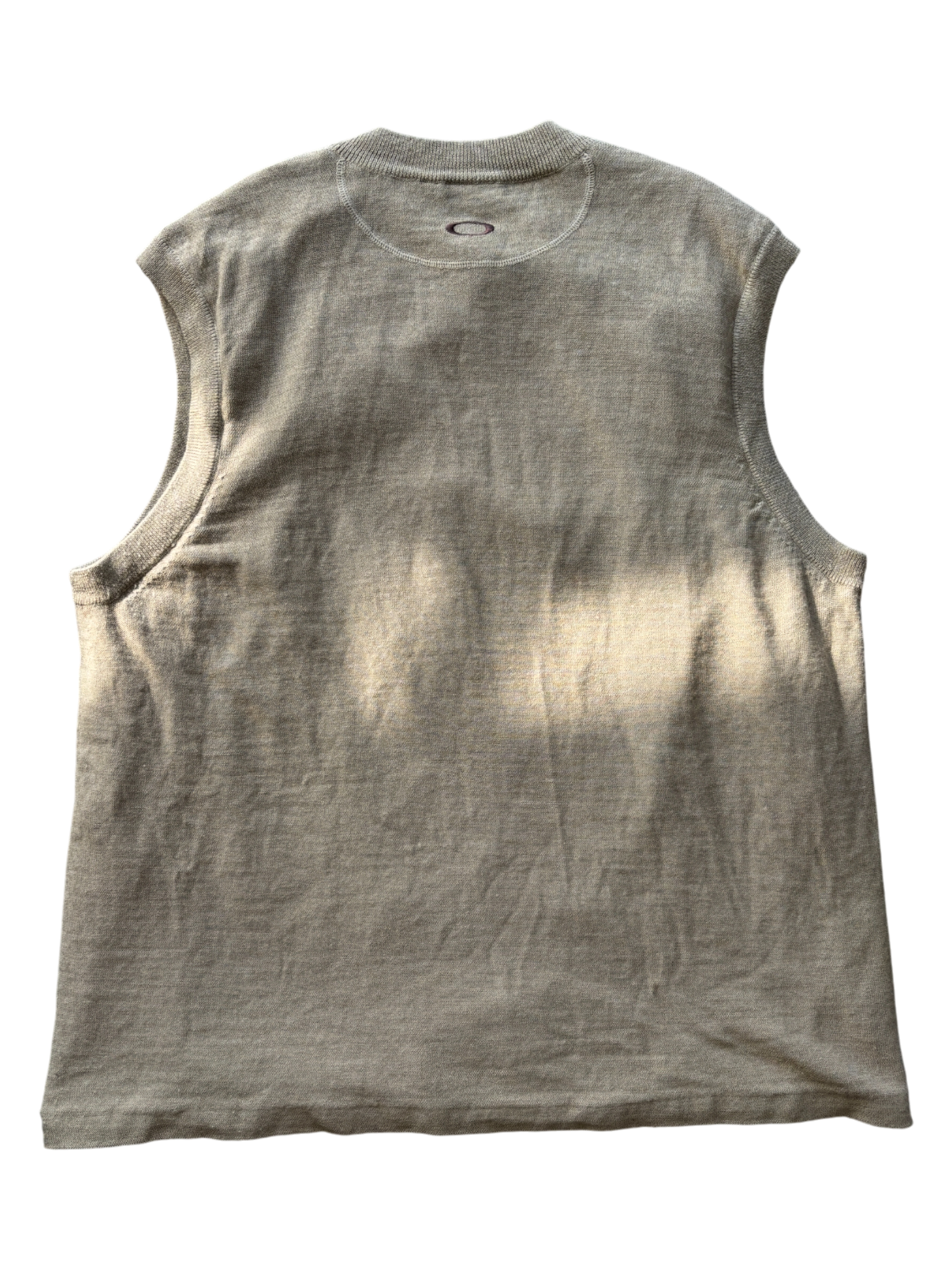 00's Oakley Knit Beige Vest (XXL)