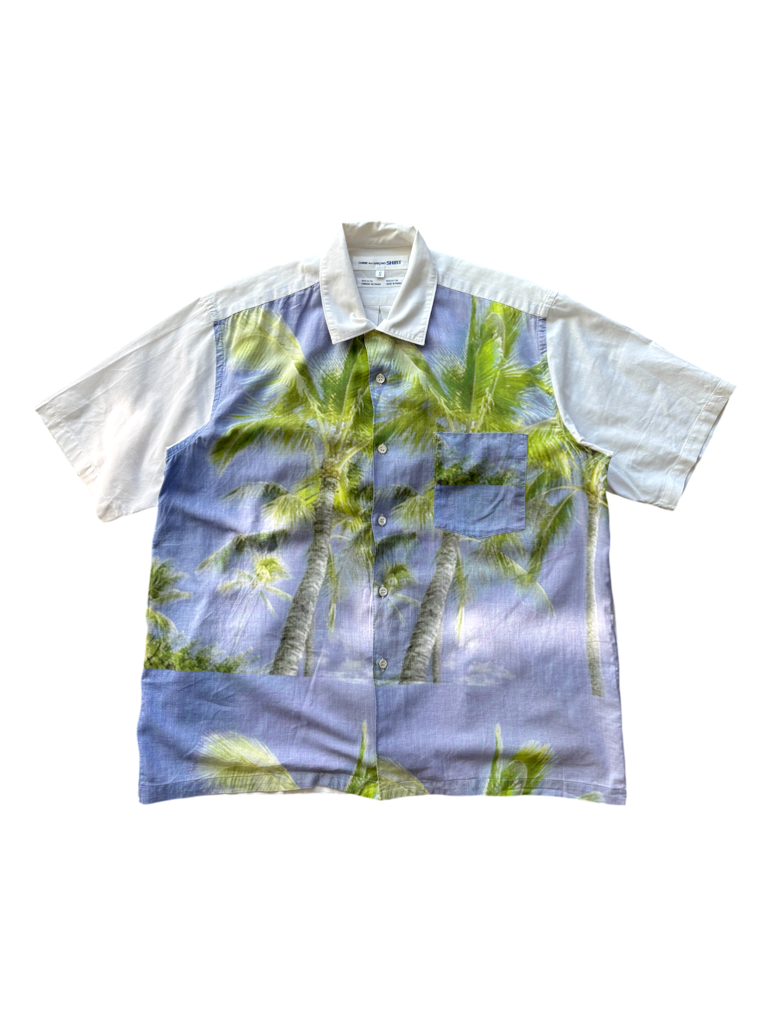 Comme Des Garçons Shirt Palm Tree Print Shirt (M)