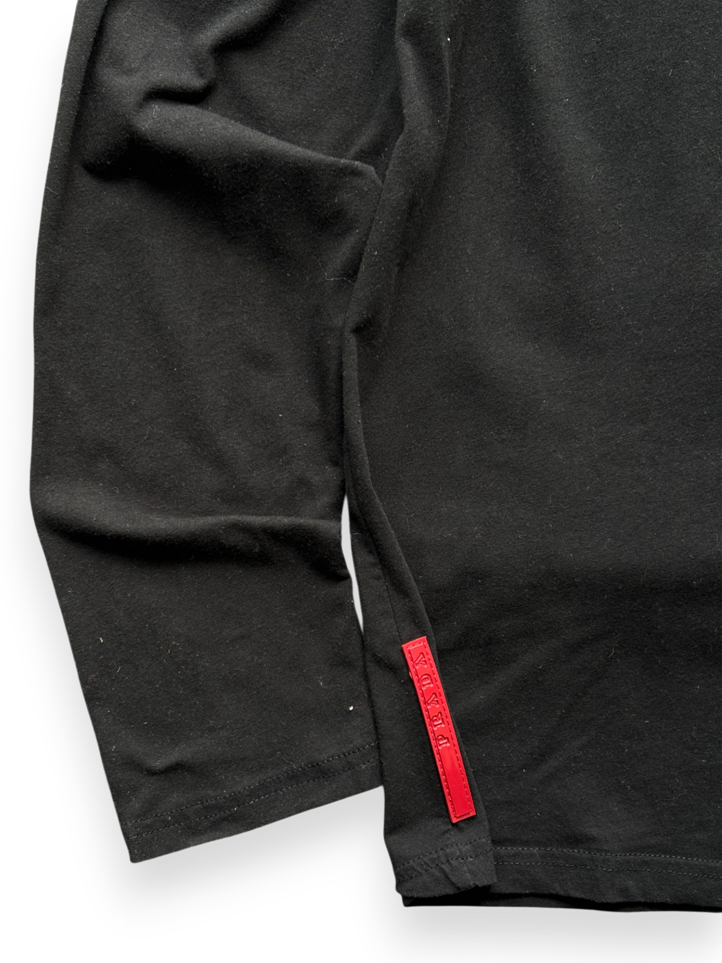 Early 2000's Prada Sport Stash Pocket Long Sleeve Polo (M)