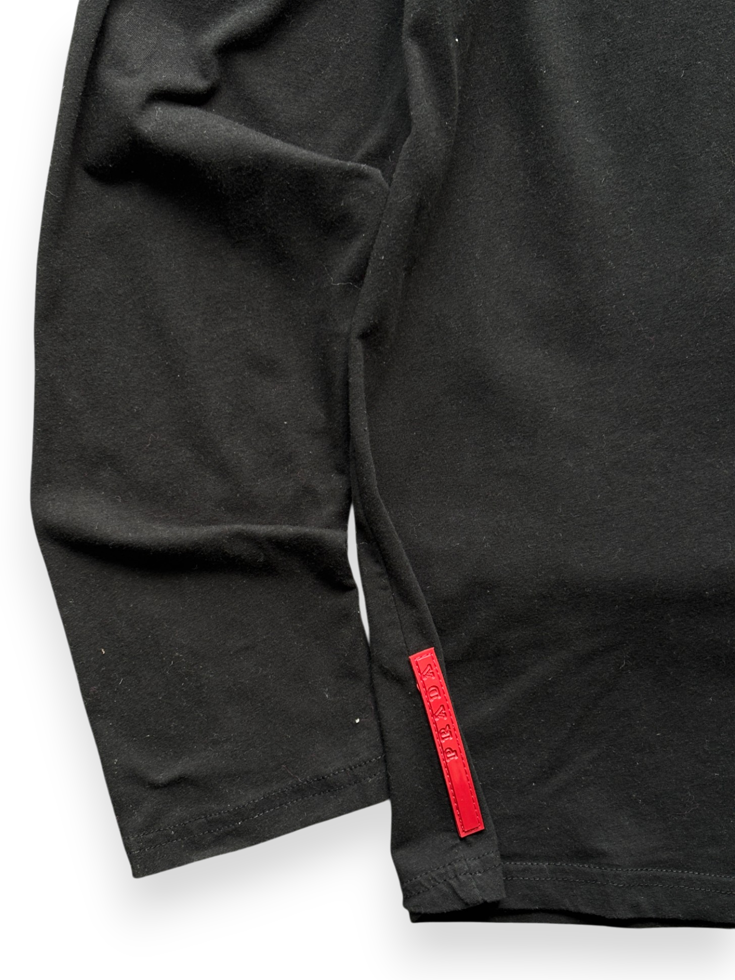 Early 2000's Prada Sport Stash Pocket Long Sleeve Polo (M)