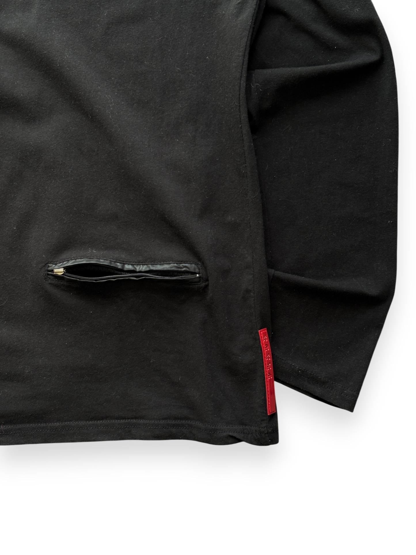 Early 2000's Prada Sport Stash Pocket Long Sleeve Polo (M)