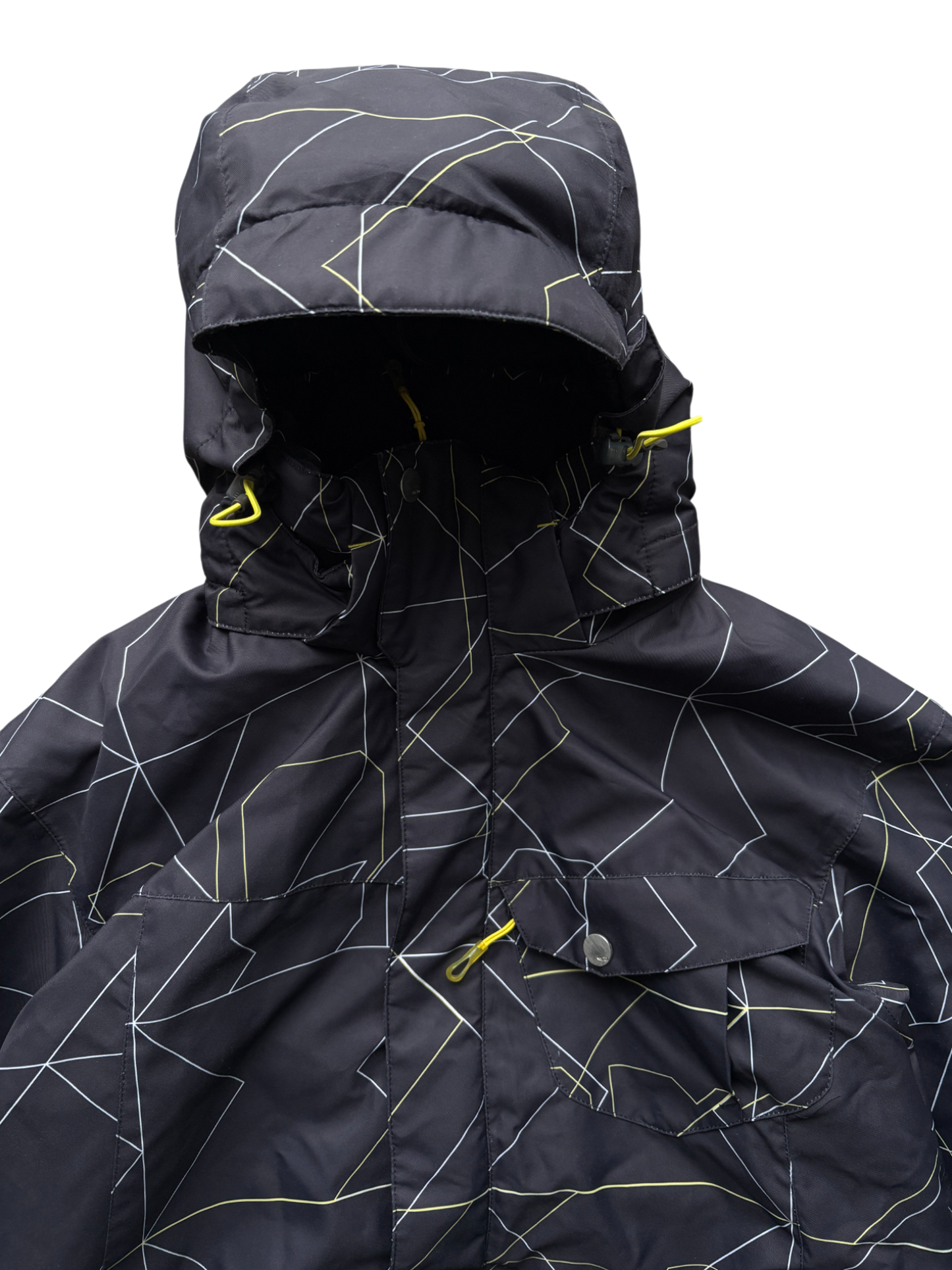 SALOMON BLACK/YELLOW SKI WATERPROOF JACKET