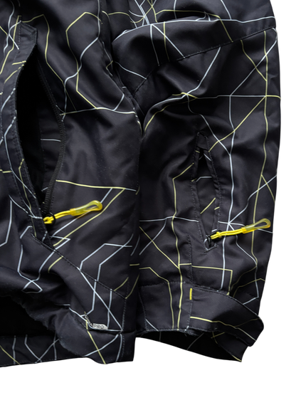 SALOMON BLACK/YELLOW SKI WATERPROOF JACKET