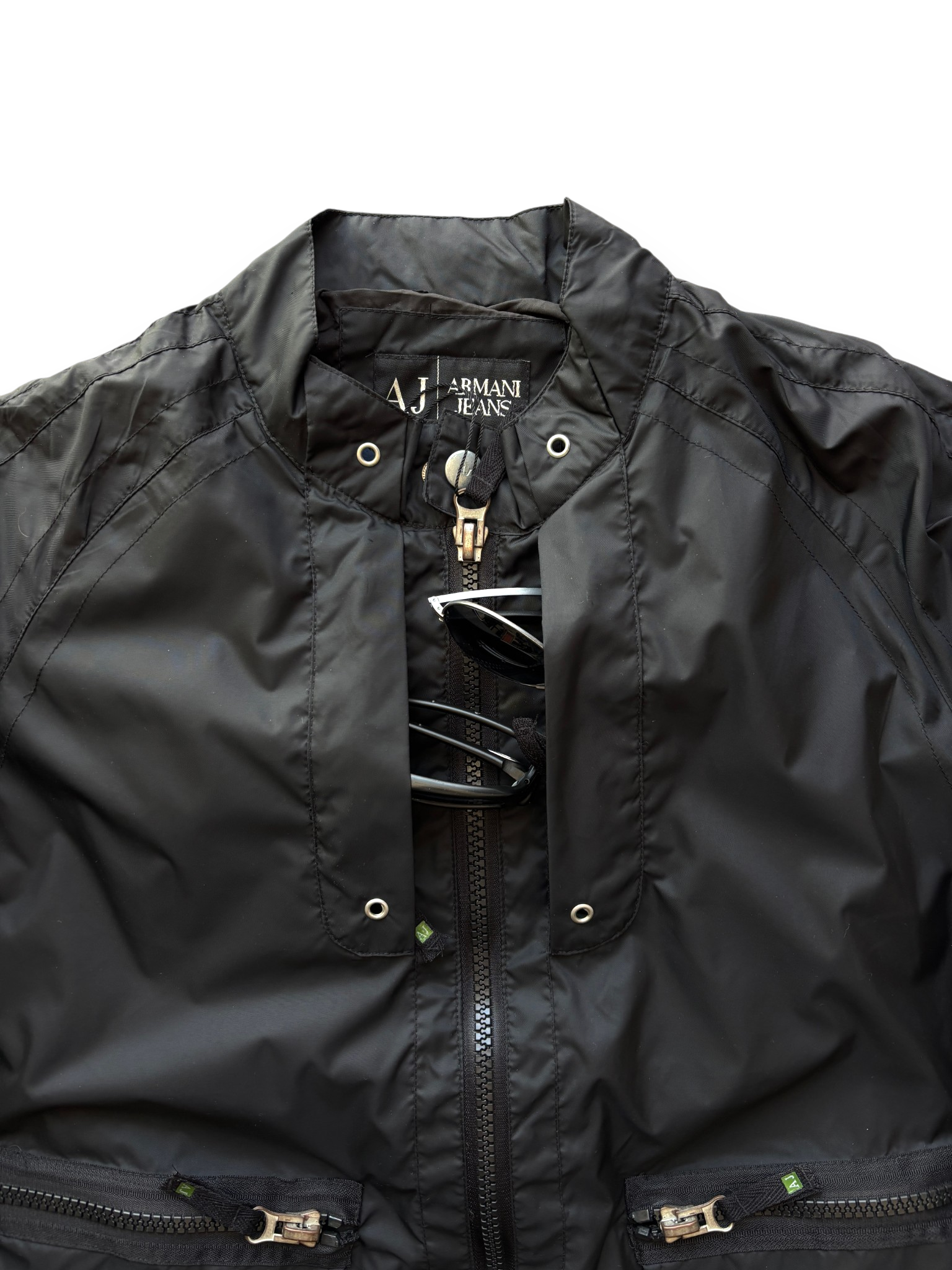 Early 2000's Armani Jeans "A/J" Stealth Pocket Jacket (M)