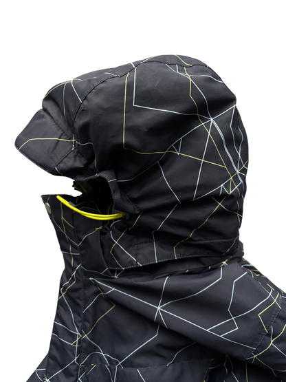 SALOMON BLACK/YELLOW SKI WATERPROOF JACKET
