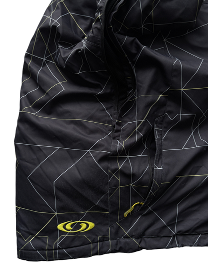 SALOMON BLACK/YELLOW SKI WATERPROOF JACKET