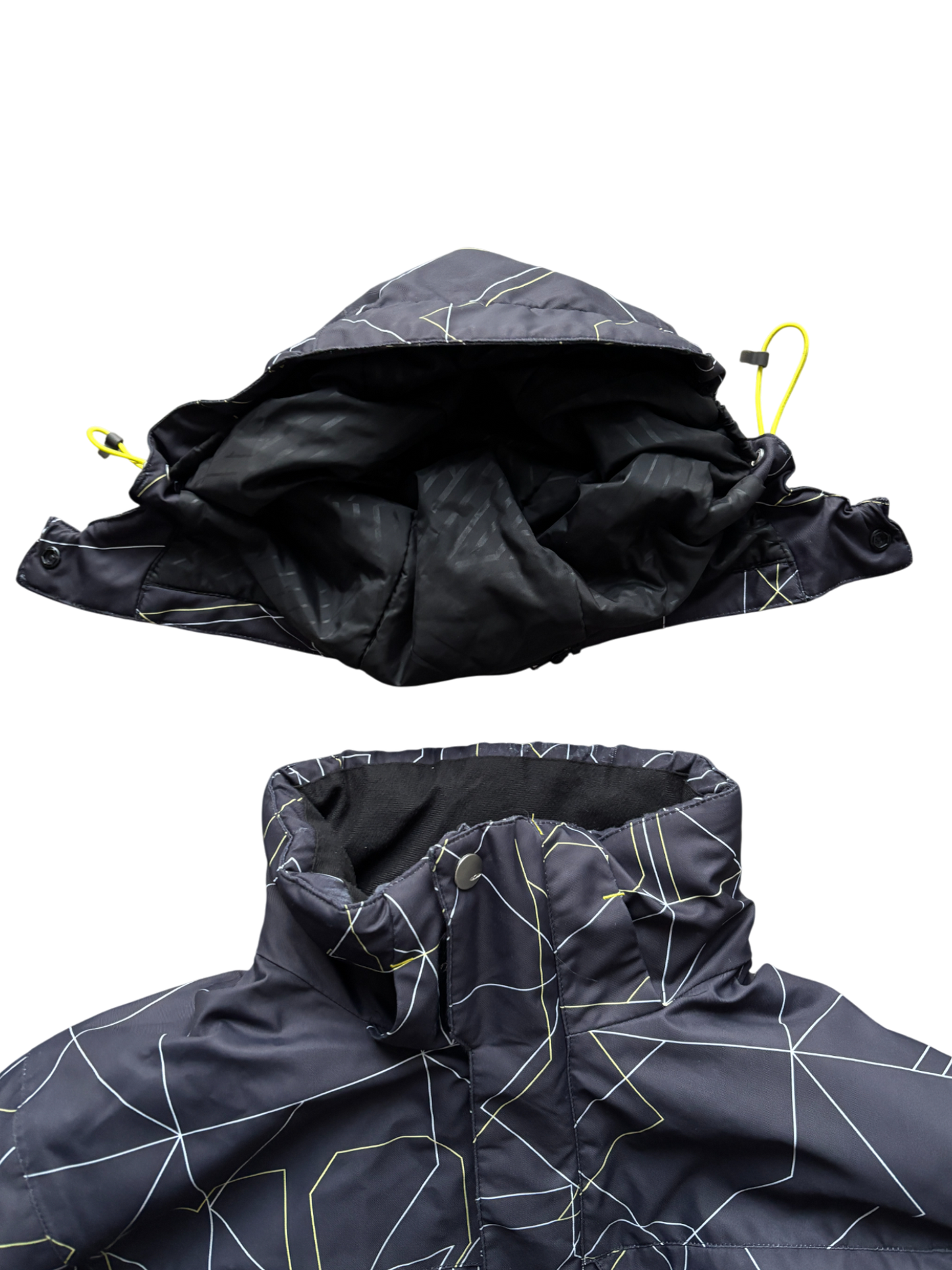 SALOMON BLACK/YELLOW SKI WATERPROOF JACKET