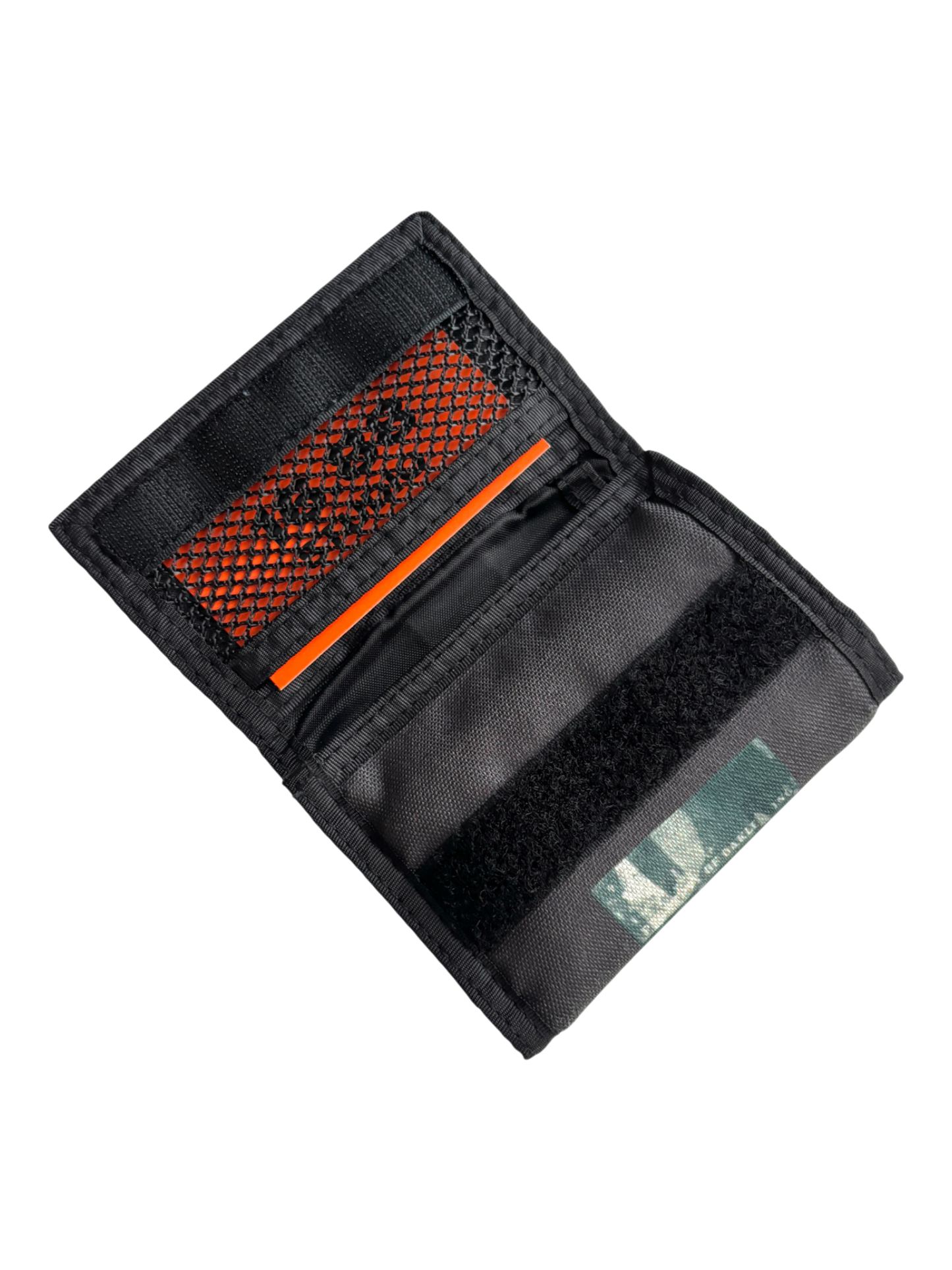 EARLY 00'S OAKLEY TRI-FOLD BOMB GRAPHIC LIGHT WALLET