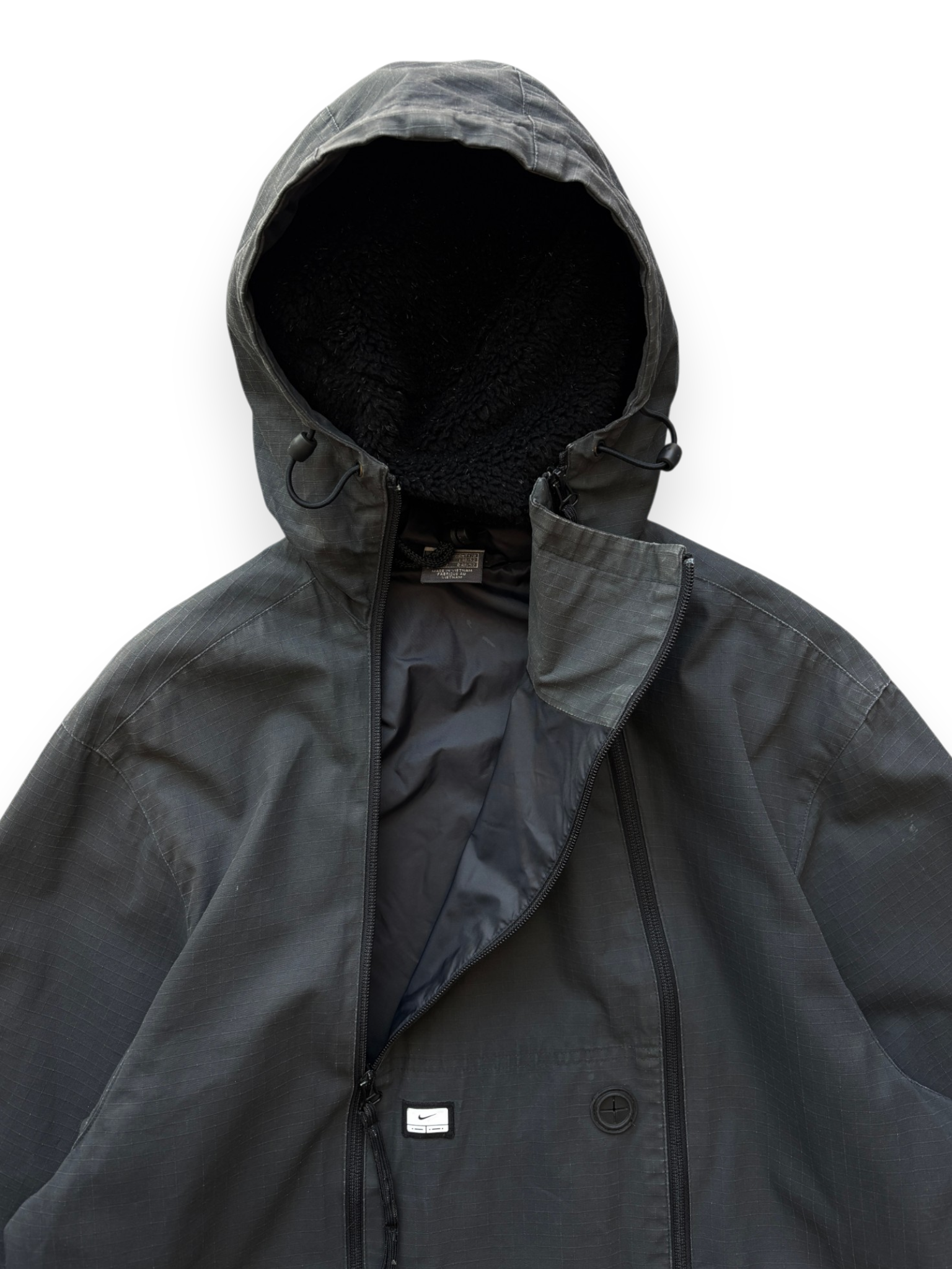 2003 Nike Urban / Morse Code Dual Zip Mp3 Jacket (M)