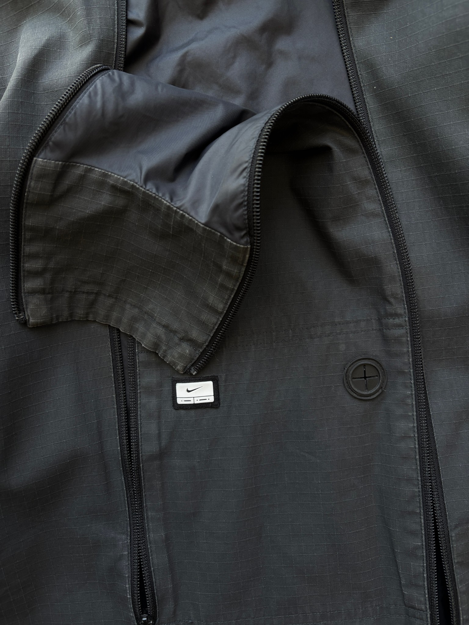 2003 Nike Urban / Morse Code Dual Zip Mp3 Jacket (M)