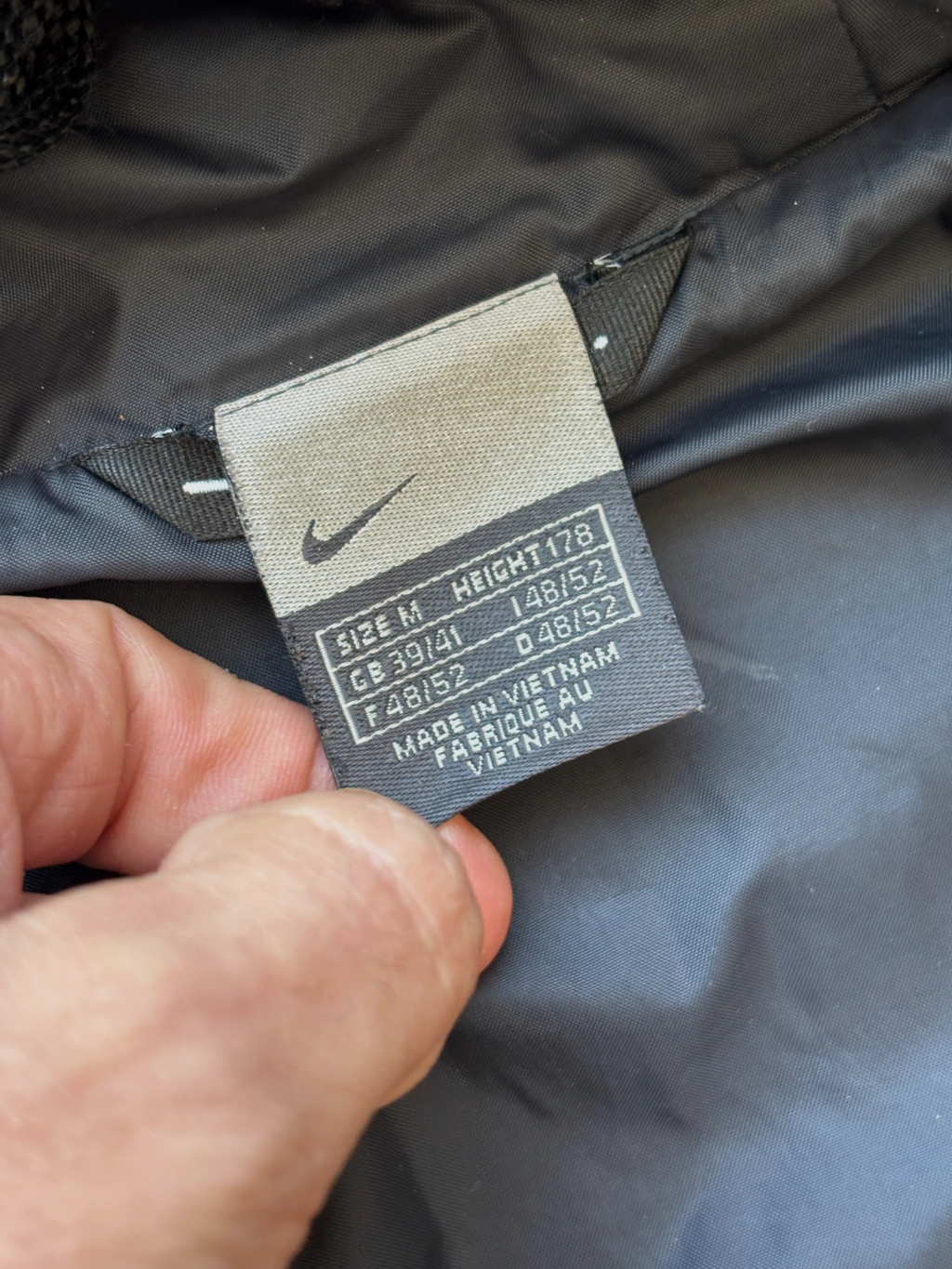 2003 Nike Urban / Morse Code Dual Zip Mp3 Jacket (M)