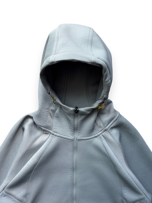 2000s Puma Track Neoprene Baby Blue Jacket (M)