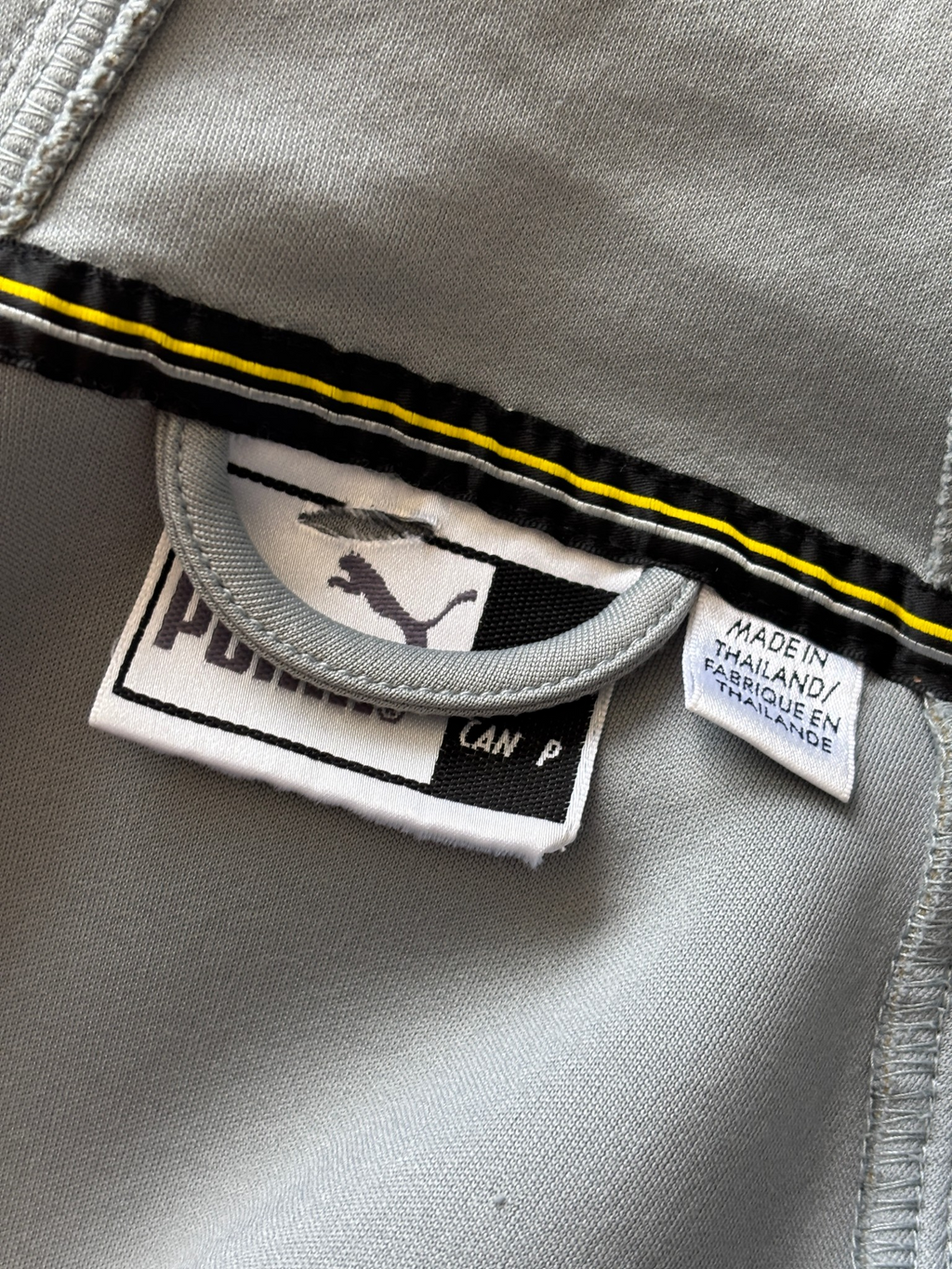 2000s Puma Track Neoprene Baby Blue Jacket (M)