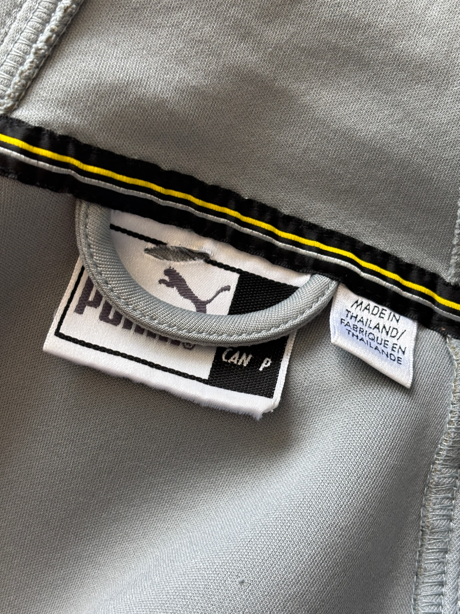 2000s Puma Track Neoprene Baby Blue Jacket (M)