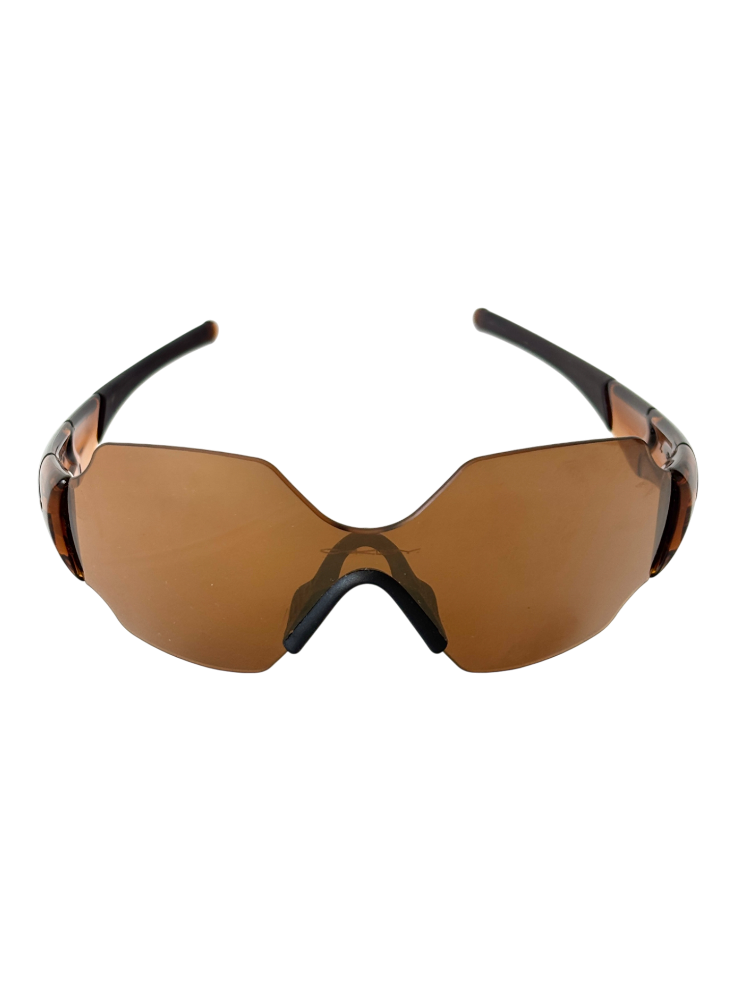 2004 Oakley New Zero L Rootbeer / Gold Iridium Sunglasses