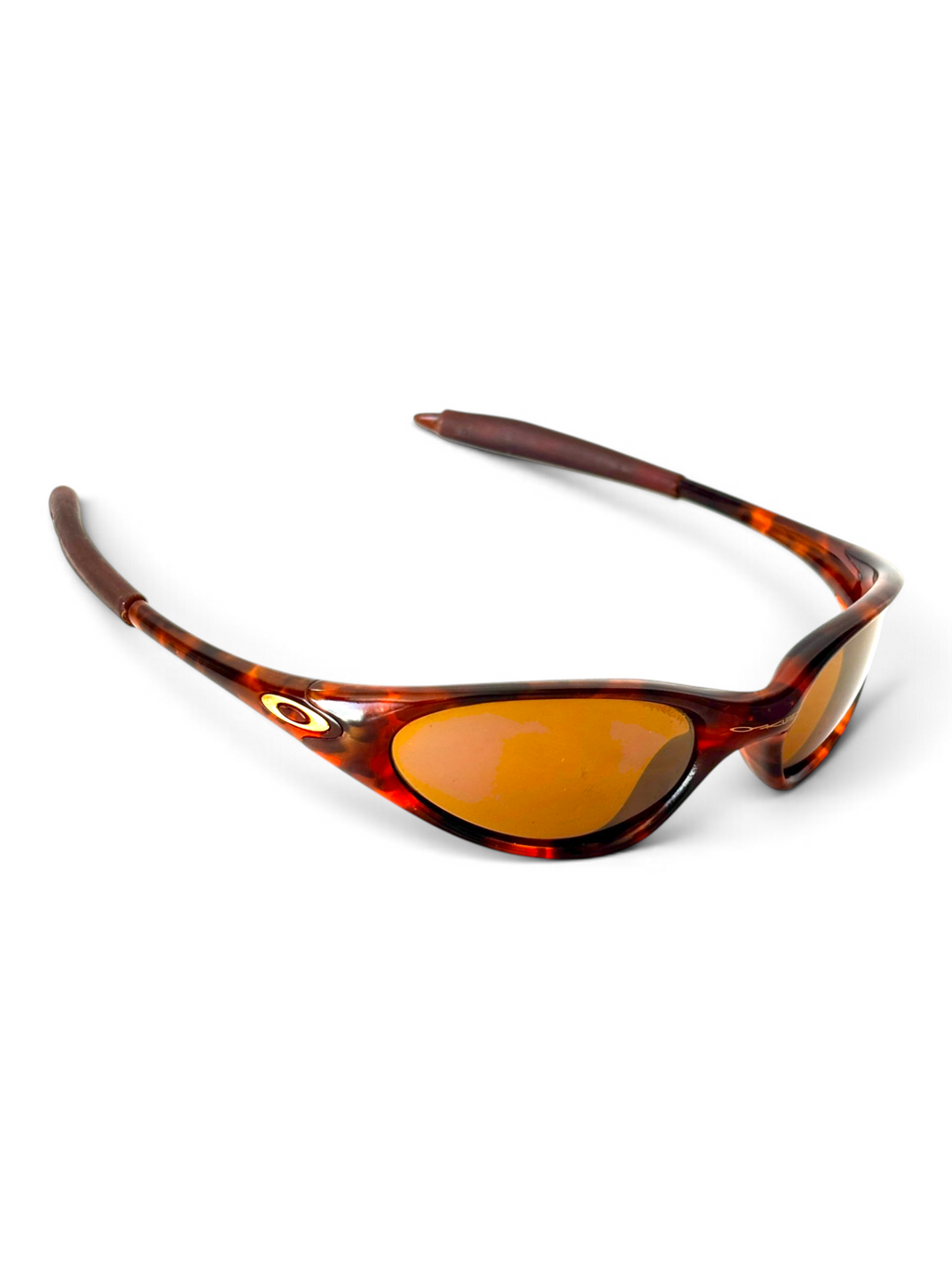 1999 Oakley Minute Gen 2 Tortoise / Gold Iridium Sunglasses