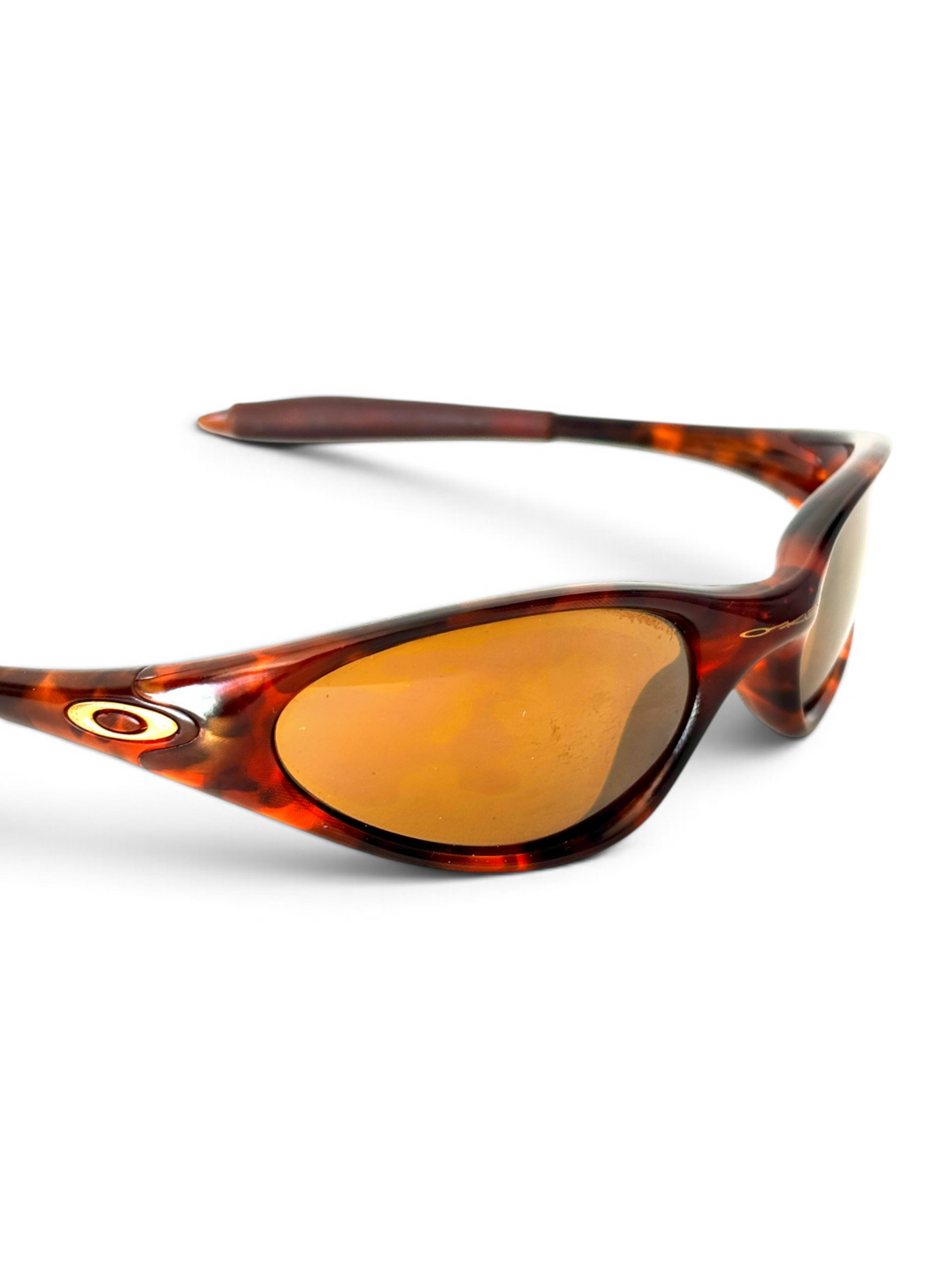 1999 Oakley Minute Gen 2 Tortoise / Gold Iridium Sunglasses